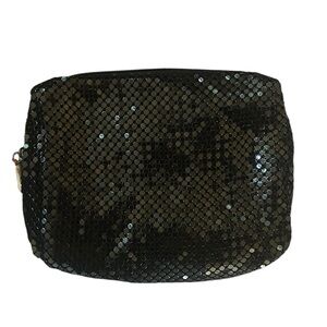 Black Sequin Clutch Bag